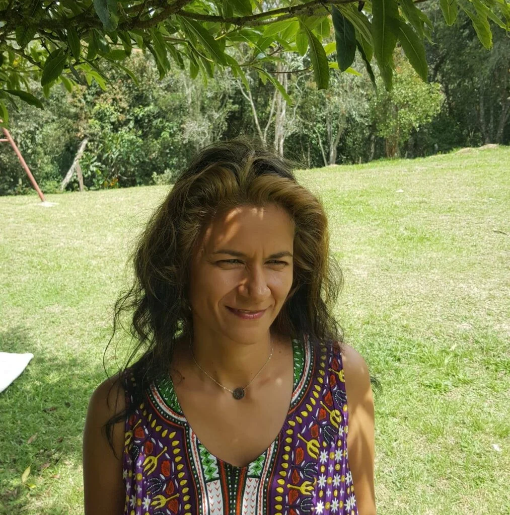 Luzia, facilitadora del retiro